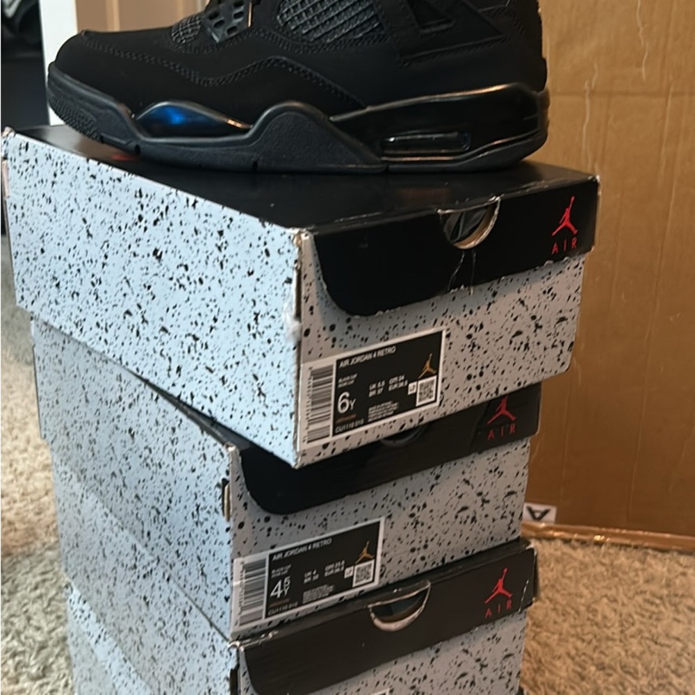 Jordan retro 4s black cats